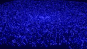 蓝色粒子高清视频免费下载视频素材
