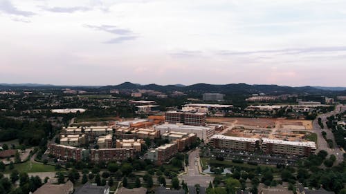 Aerial View Of A Resort Hotel