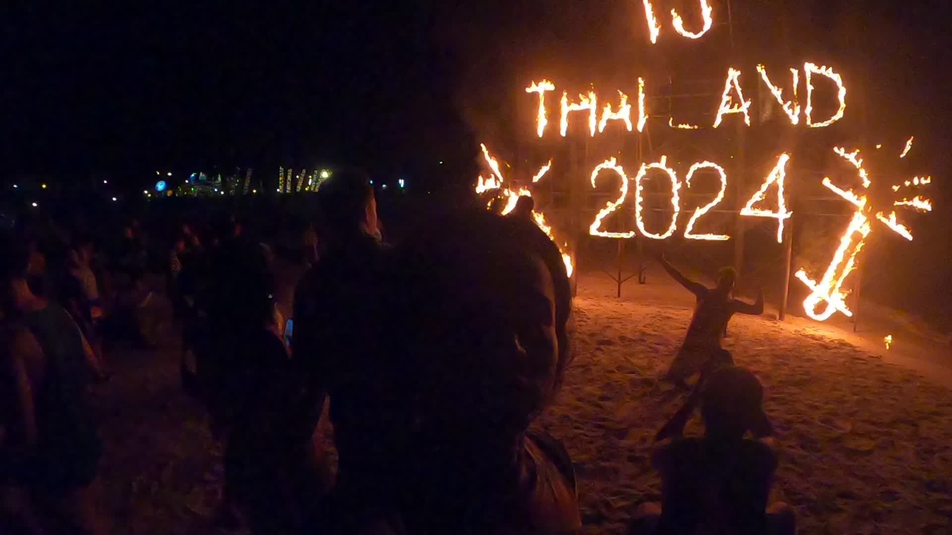 HAD RIN FULL MOON PARTY KOH PHANGHAN Thailand Free Stock Video Footage