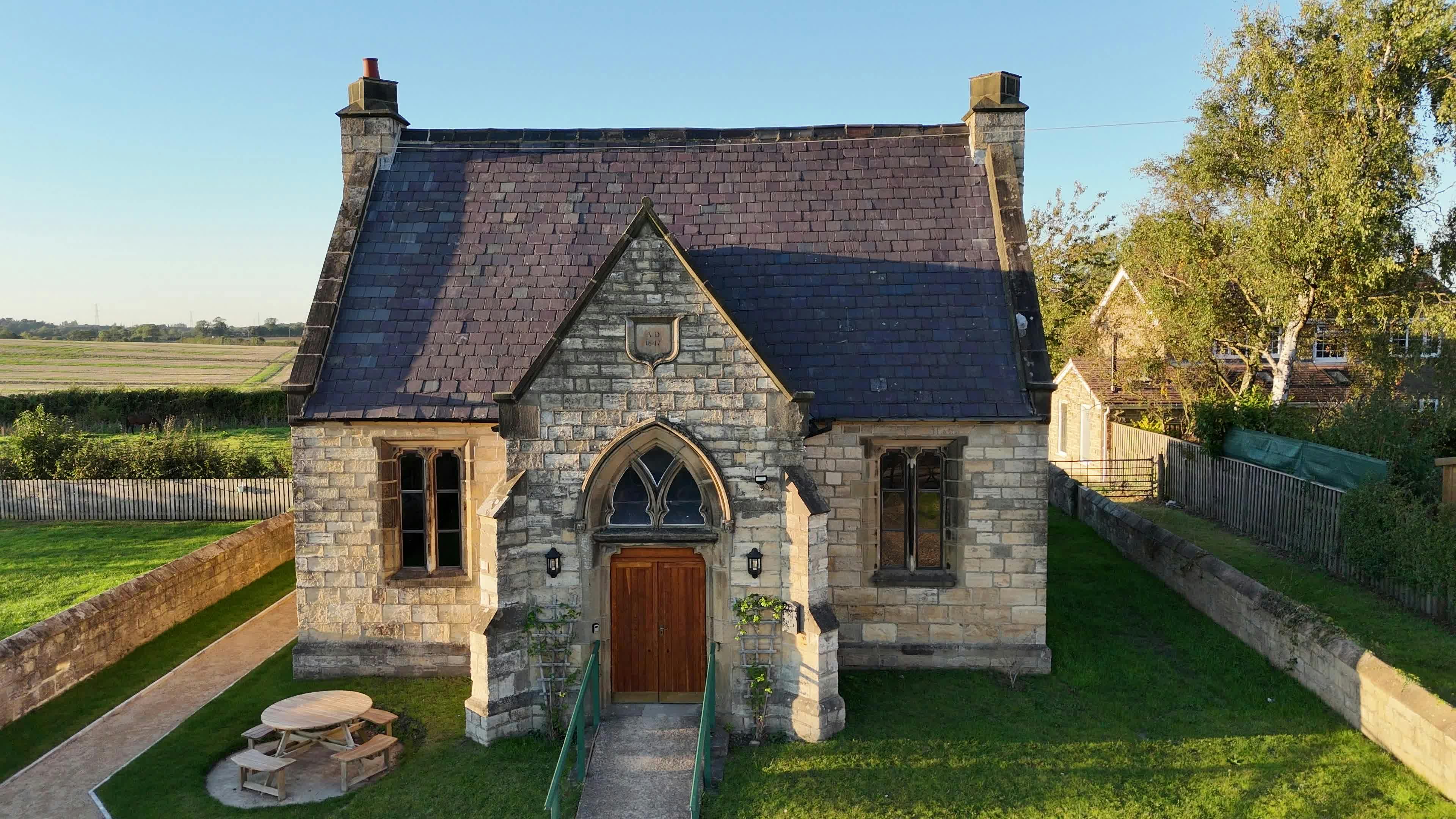 The building in which the hotel is located Free Stock Video Footage