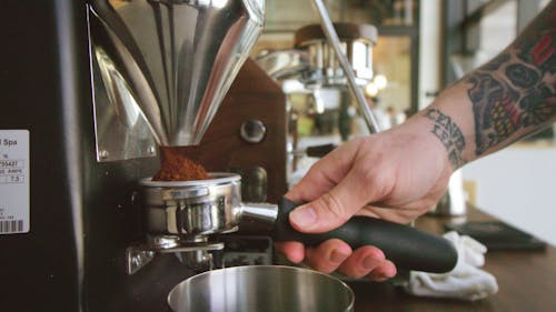 A Coffee Bean Grinder Machine