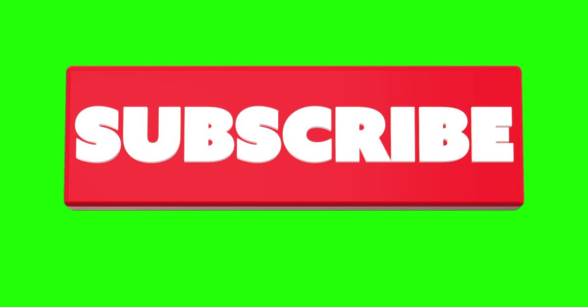 Subscribe Loop Video Youtube Subscribe 3D Button Animation Free Stock Video Footage, Royalty ...