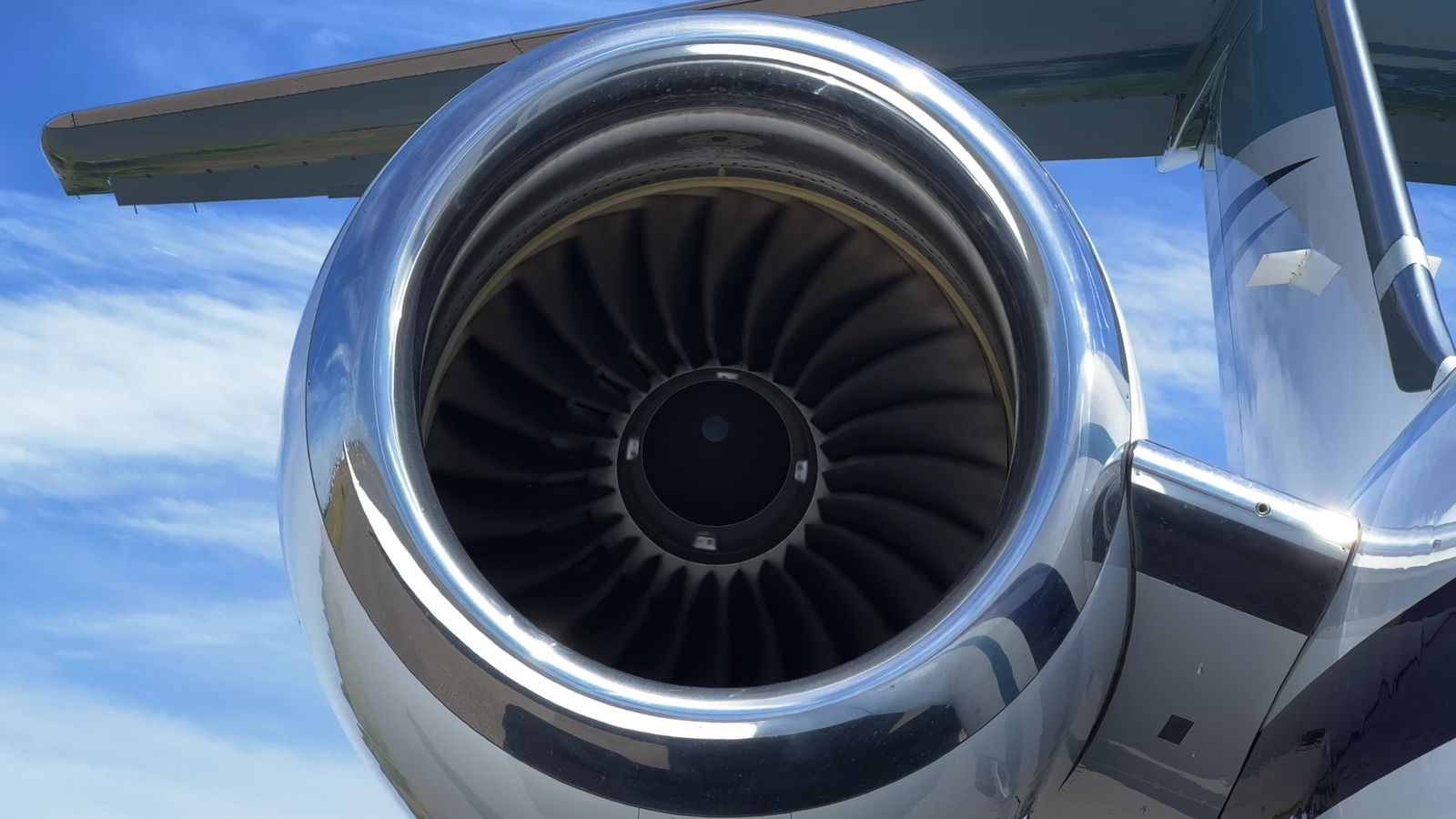 Close-Up of Jet Engine on Runway Free Stock Video Footage, Royalty-Free ...