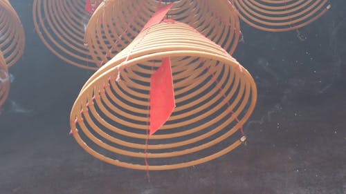 Burning A Coil Incense In China