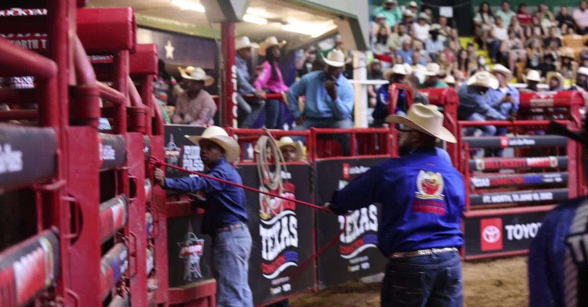 Exciting Rodeo Event in Texas Arena Free Stock Video Footage, Royalty ...