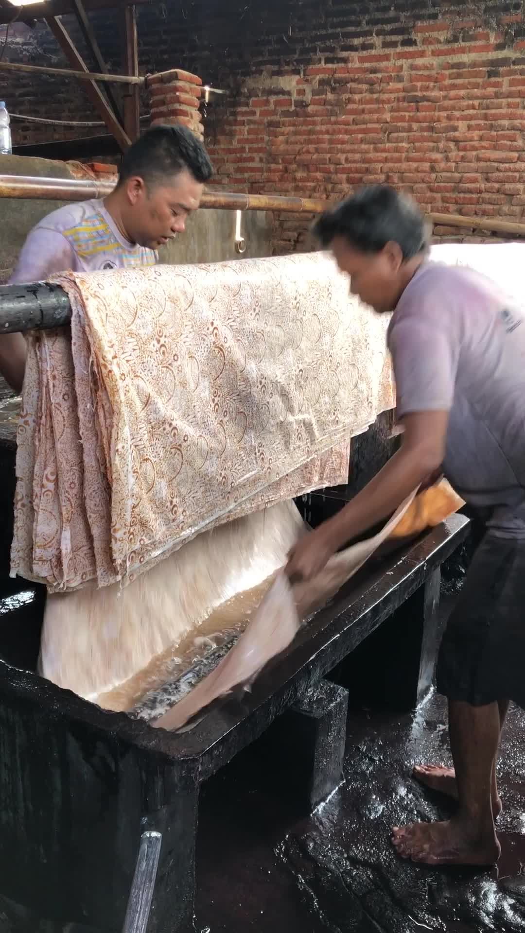 Traditional Batik Printing Process in Indonesia Free Stock Video ...