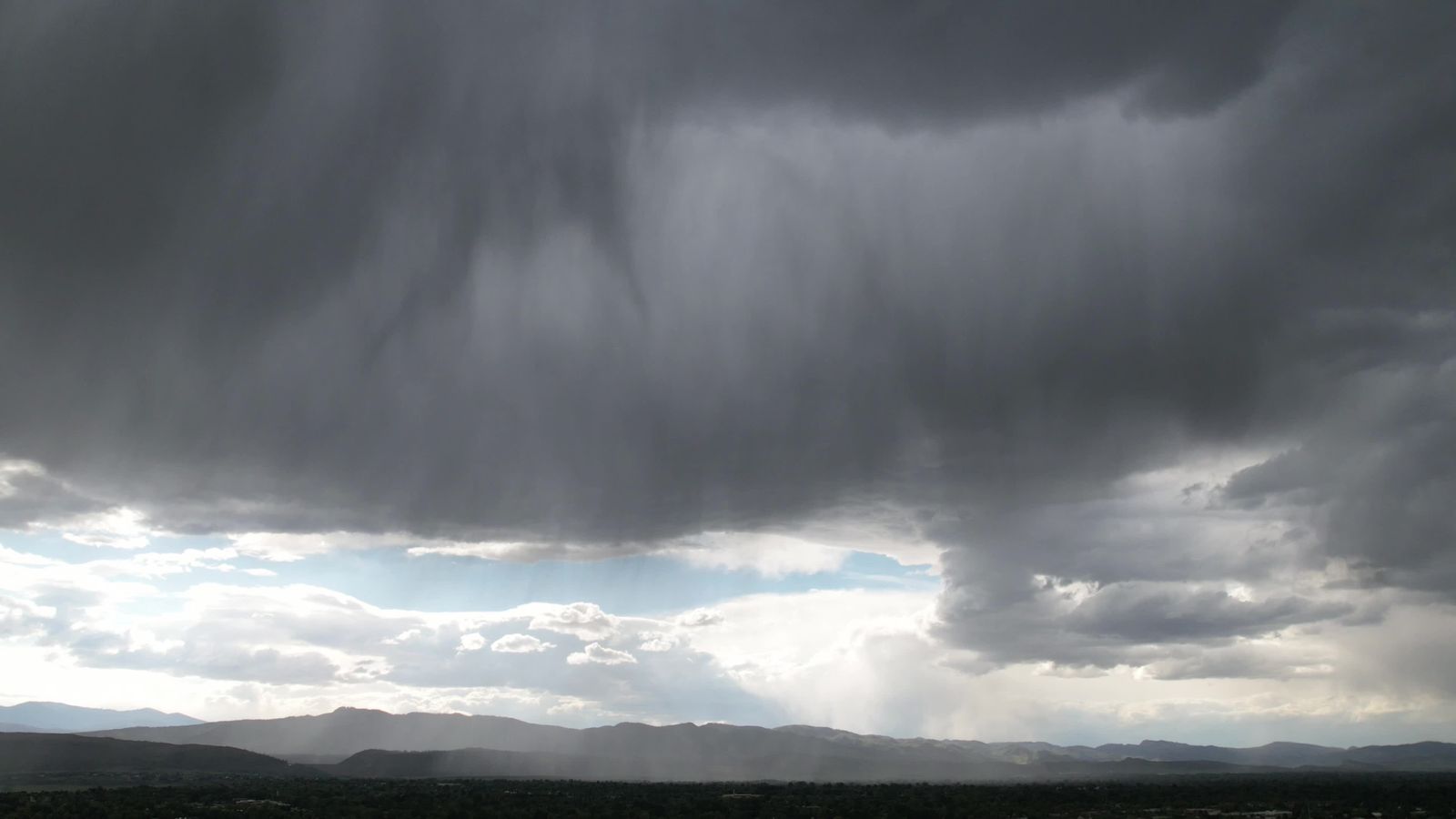 Dramatic Storm Clouds Over Mountain Landscape Free Stock Video Footage ...