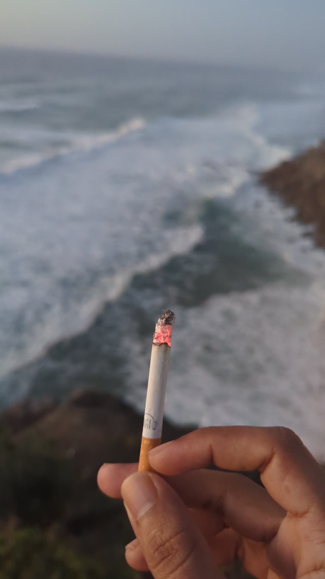 cigarette smoking videos Cigarette in Hand Overlooking Ocean Cliff View Free Stock Video Footage,  Royalty-Free 4K & HD Video Clip