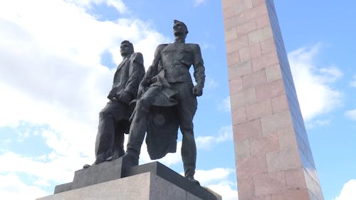 A Monumental Statues Built To Honor War Soldiers