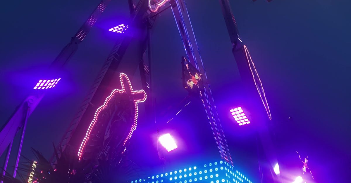 Vibrant Nighttime Carnival Ride Experience Free Stock Video Footage ...