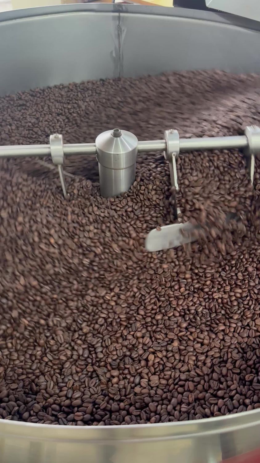 Coffee Beans Roasting in Industrial Machine Free Stock Video Footage ...
