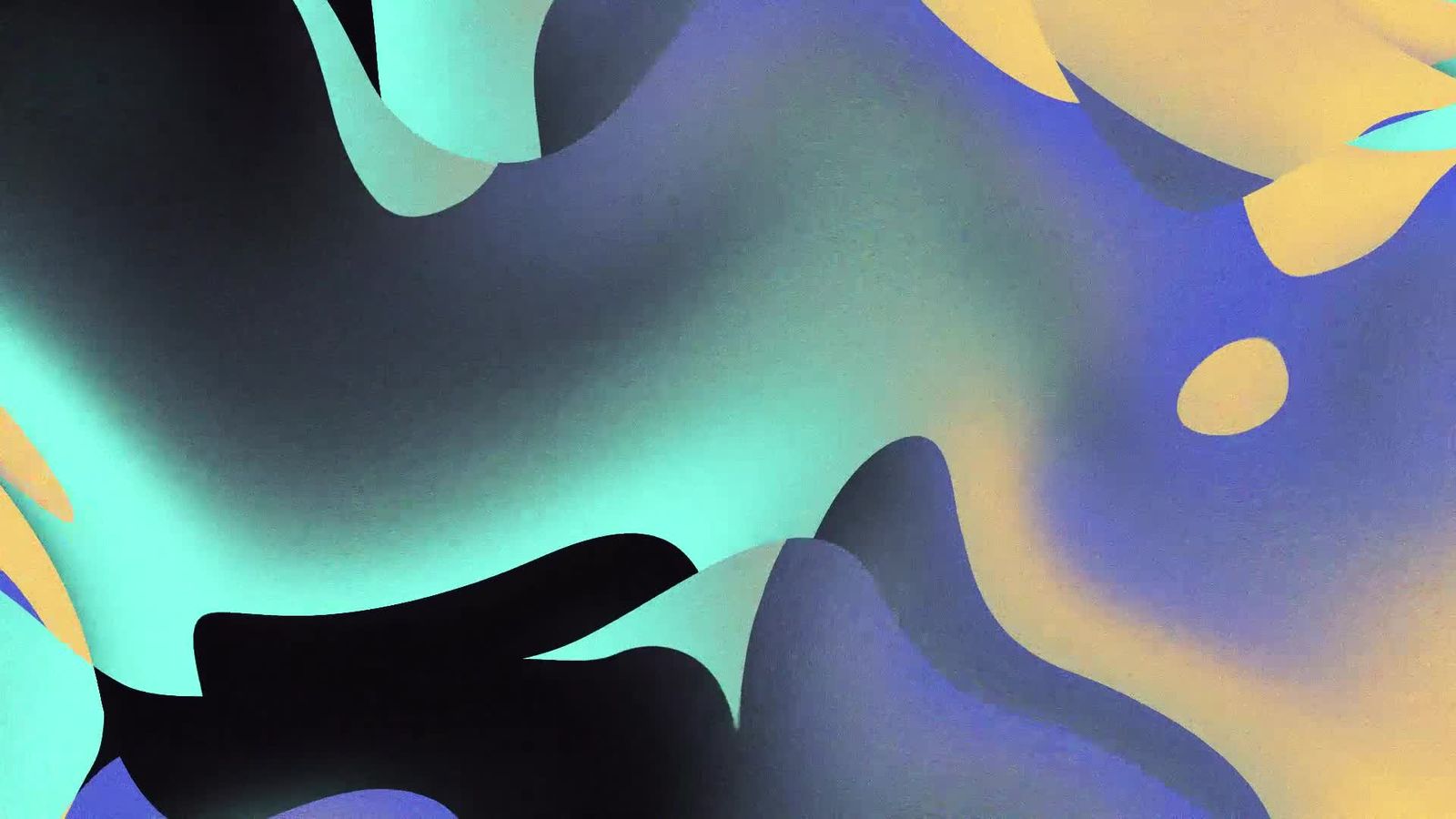 Abstract Gradient Animation with Flowing Waves Free Stock Video Footage ...
