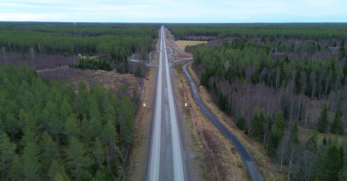 Remote Highway Scenic Aerial View of Remote Highway in Forest Free Stock Video Footage ...