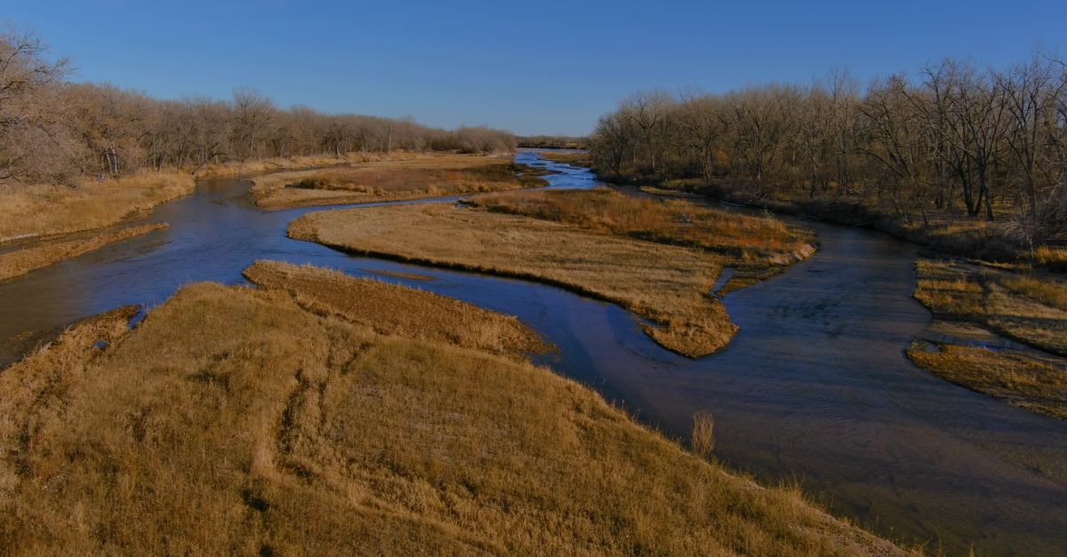 Scenic River View in Nebraska Plains Free Stock Video Footage, Royalty ...