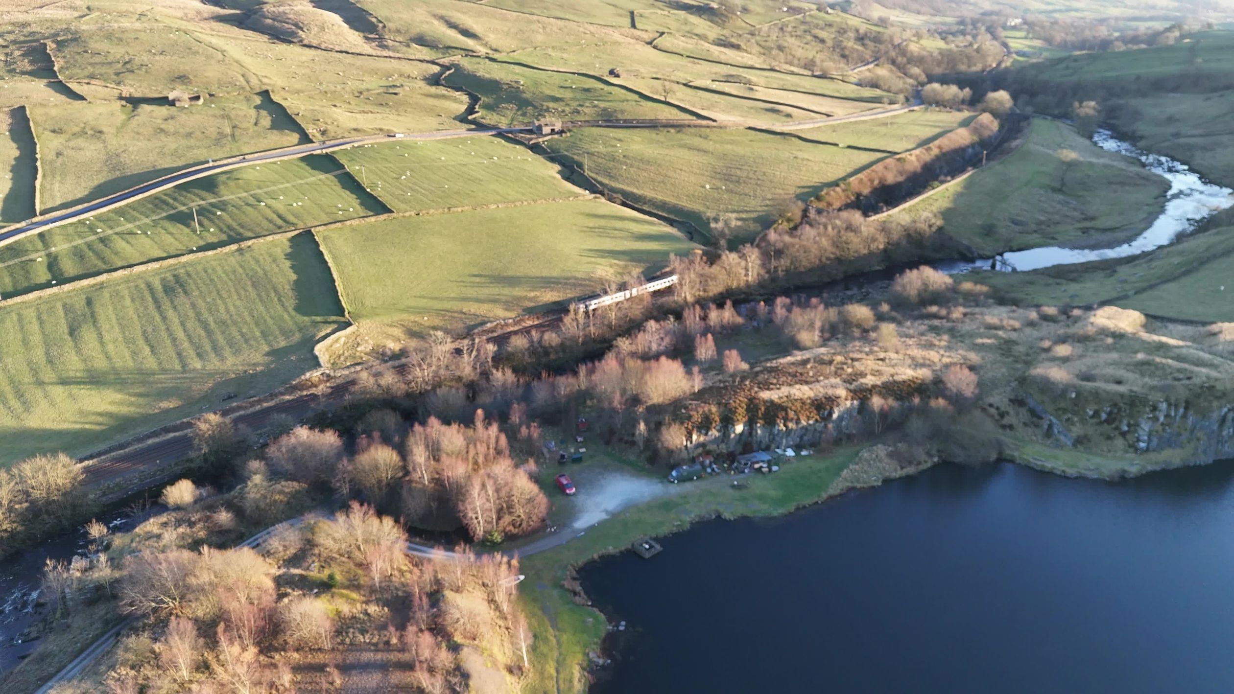 Scenic Aerial View of Lush Green Landscapes Free Stock Video Footage ...
