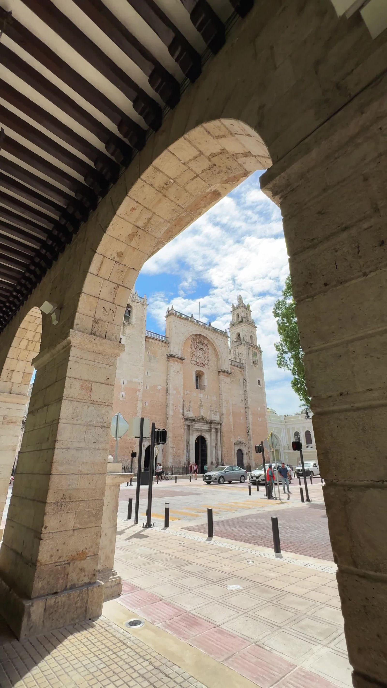 Historic Cathedral in Mérida Yucatán Free Stock Video Footage, Royalty ...