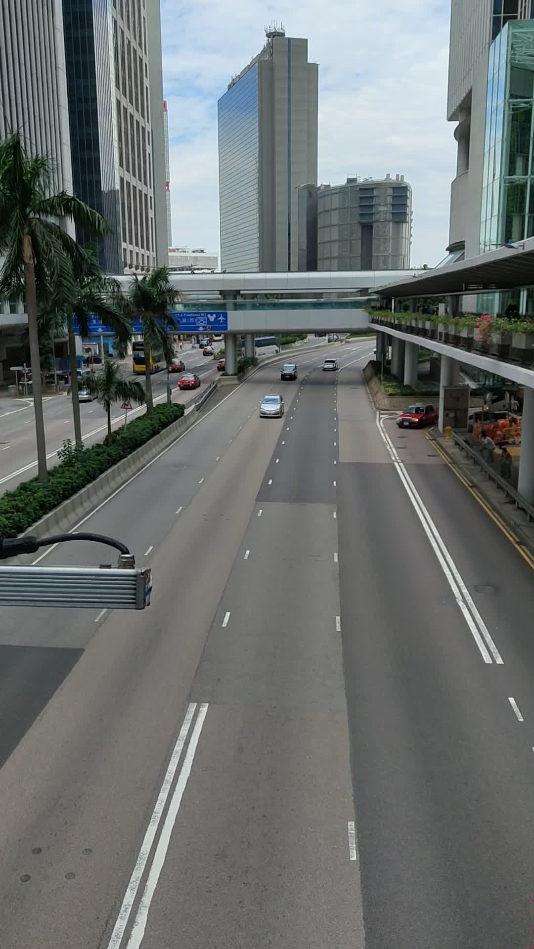 Busy Urban Street with Fast-Paced Traffic Free Stock Video Footage ...