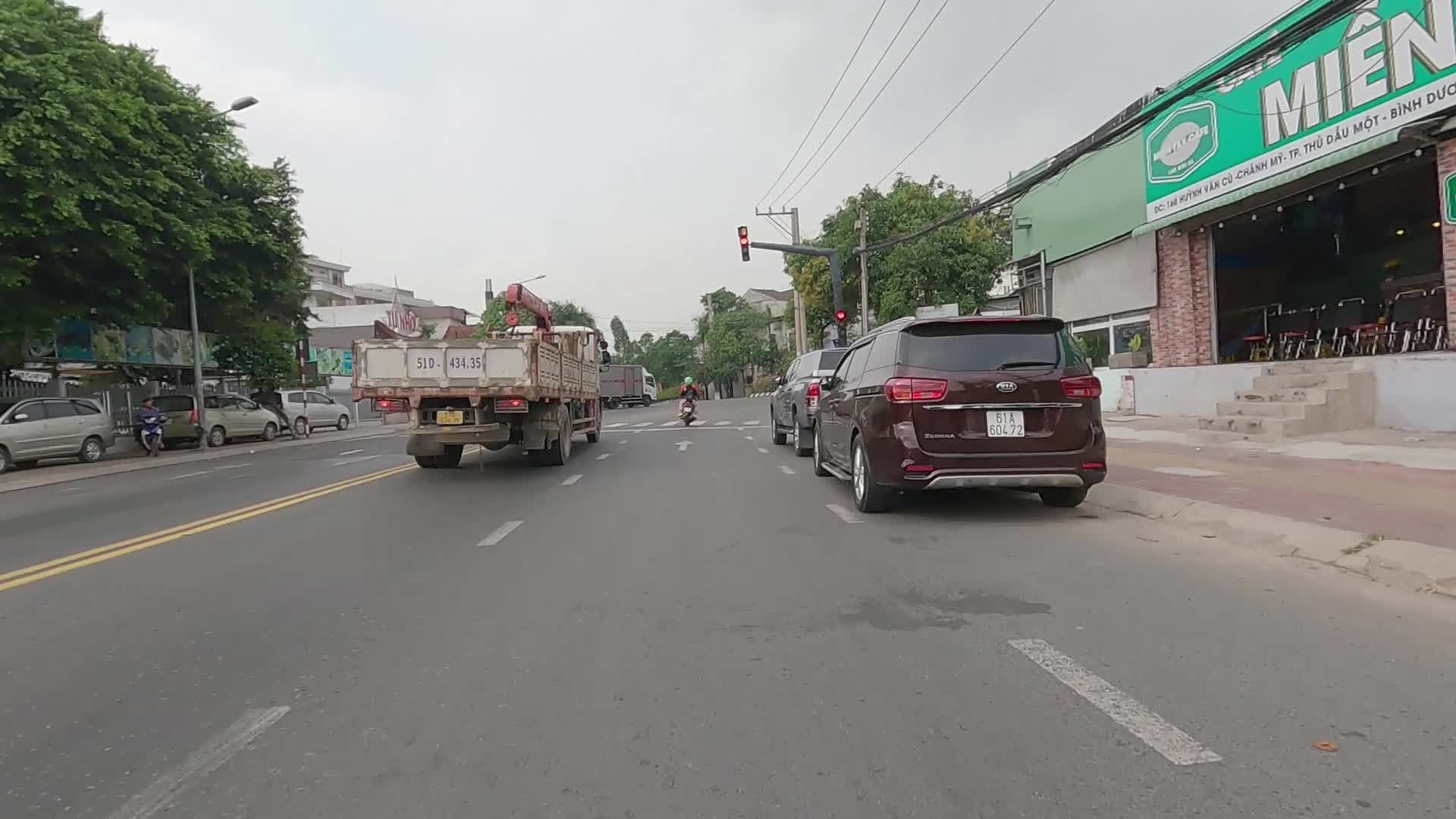 Urban Street View with Traffic and Buildings Free Stock Video Footage ...