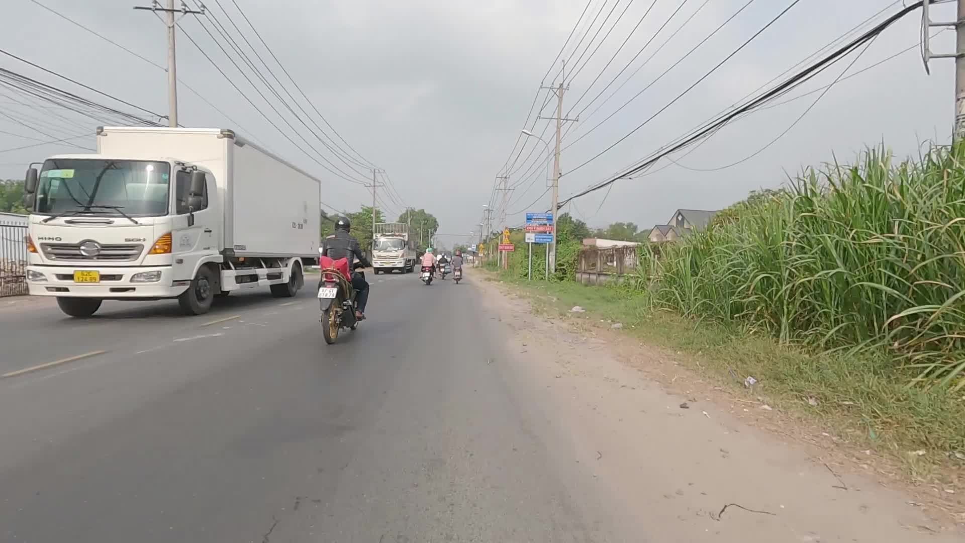 Busy Road in Rural Vietnam with Vehicles Free Stock Video Footage ...