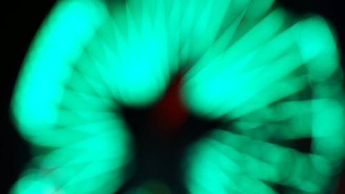 Tampilan Lampu Neon Dalam Sinkronisasi Perubahan