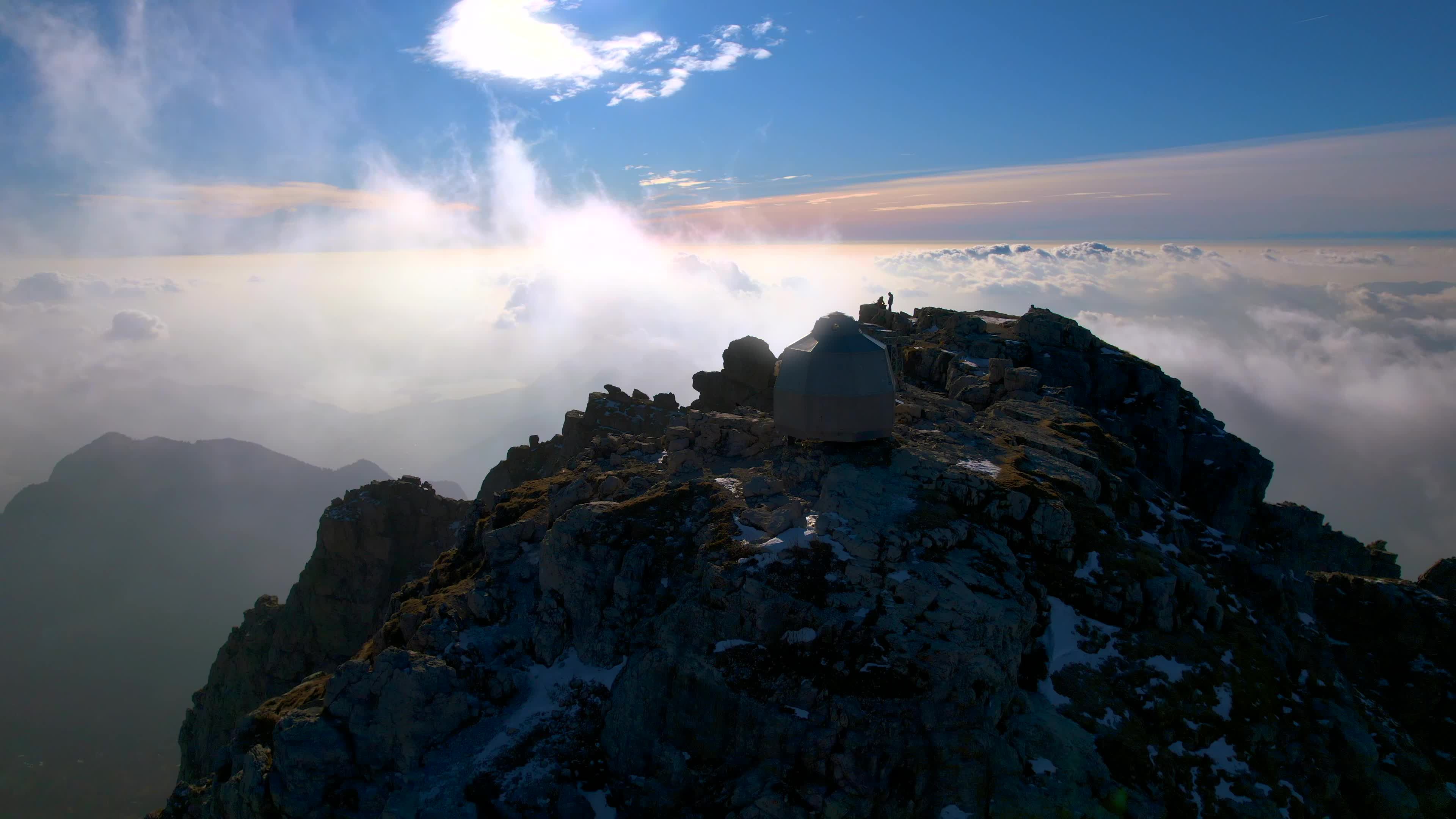 Majestic Grigna Meridionale at Sunrise Free Stock Video Footage ...