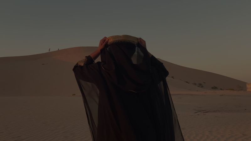 A Woman Alone in the Desert Free Stock Video Footage, Royalty-Free 4K ...