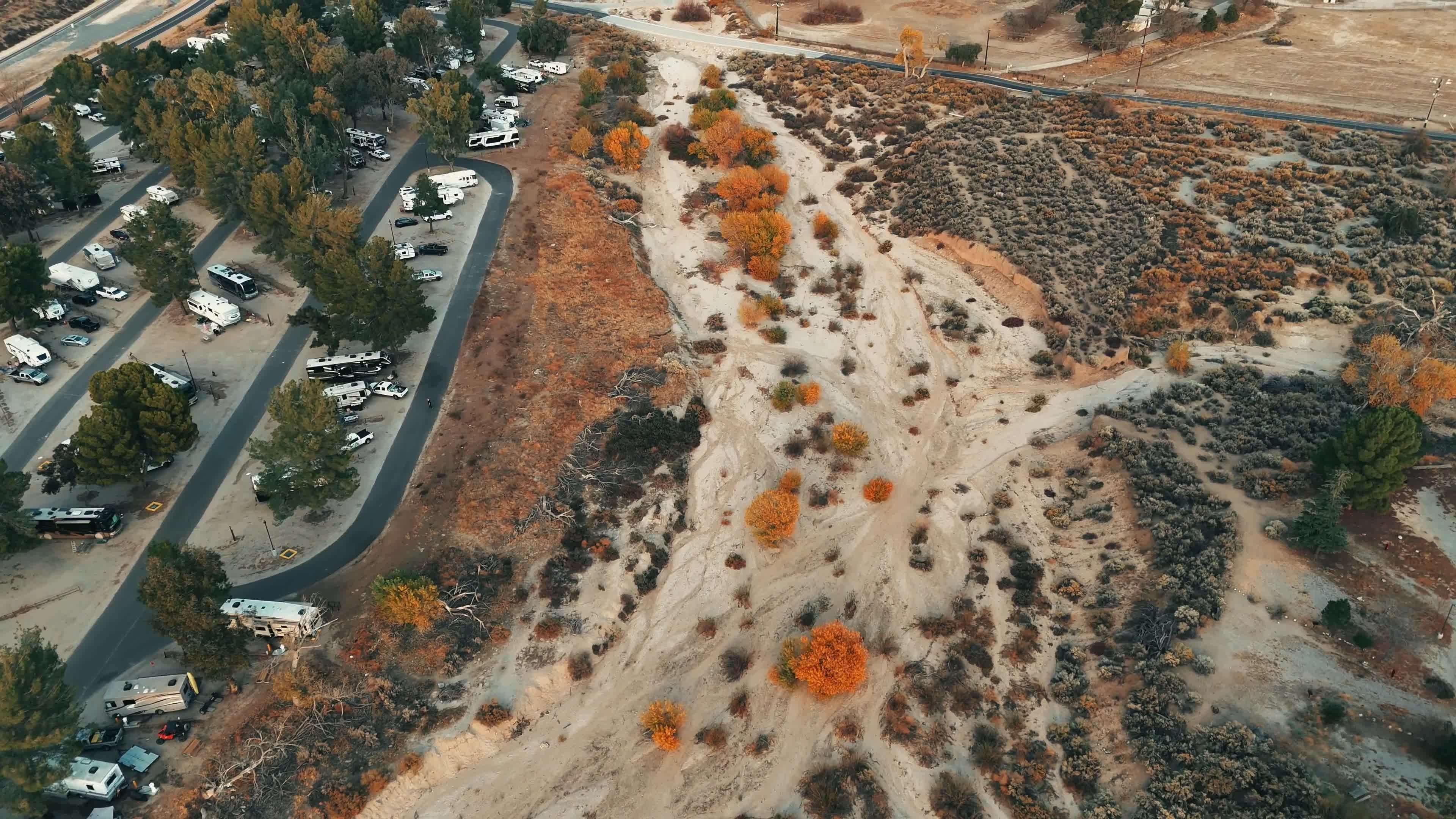 Aerial View of Scenic California RV Park Free Stock Video Footage ...