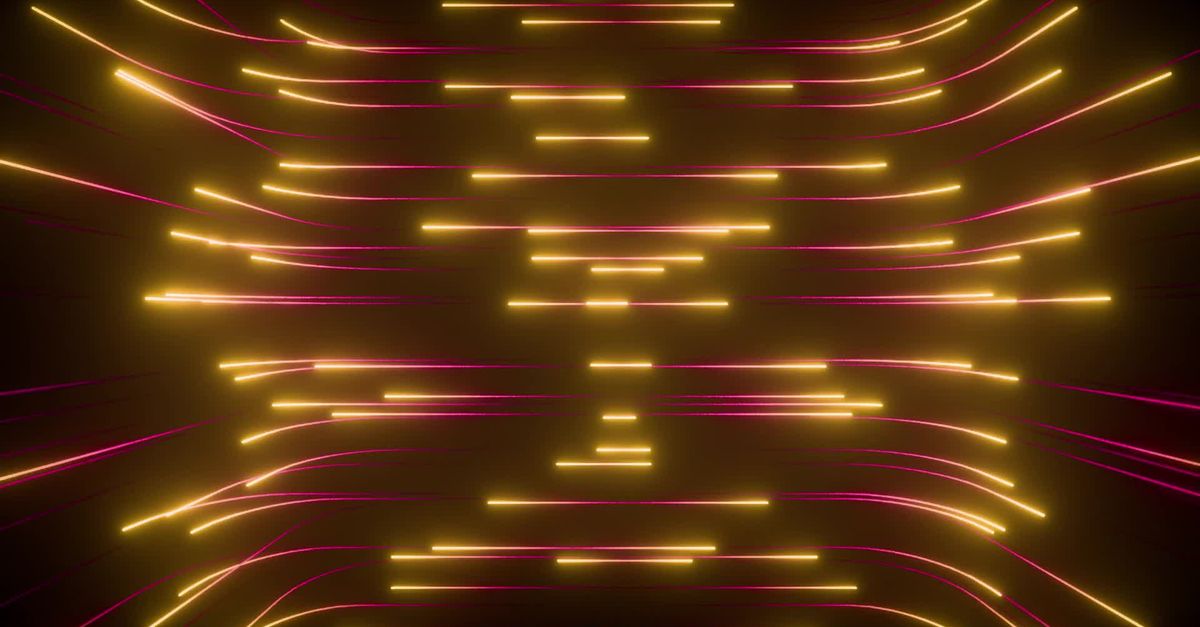 Vibrant Neon Light Animation Loop Free Stock Video Footage, Royalty ...
