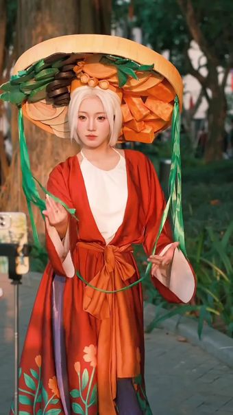 外国人穿汉服视频素材