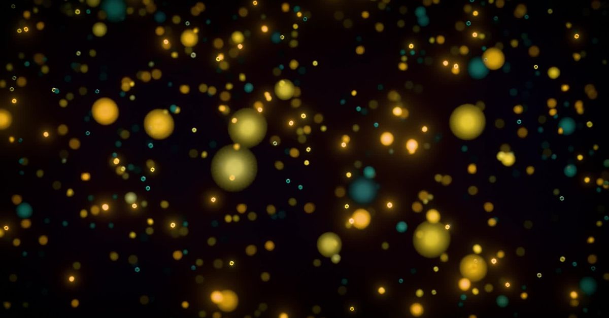 Particles Moving Animation Dynamic Abstract Glowing Particle Animation Free Stock Video Footage ...