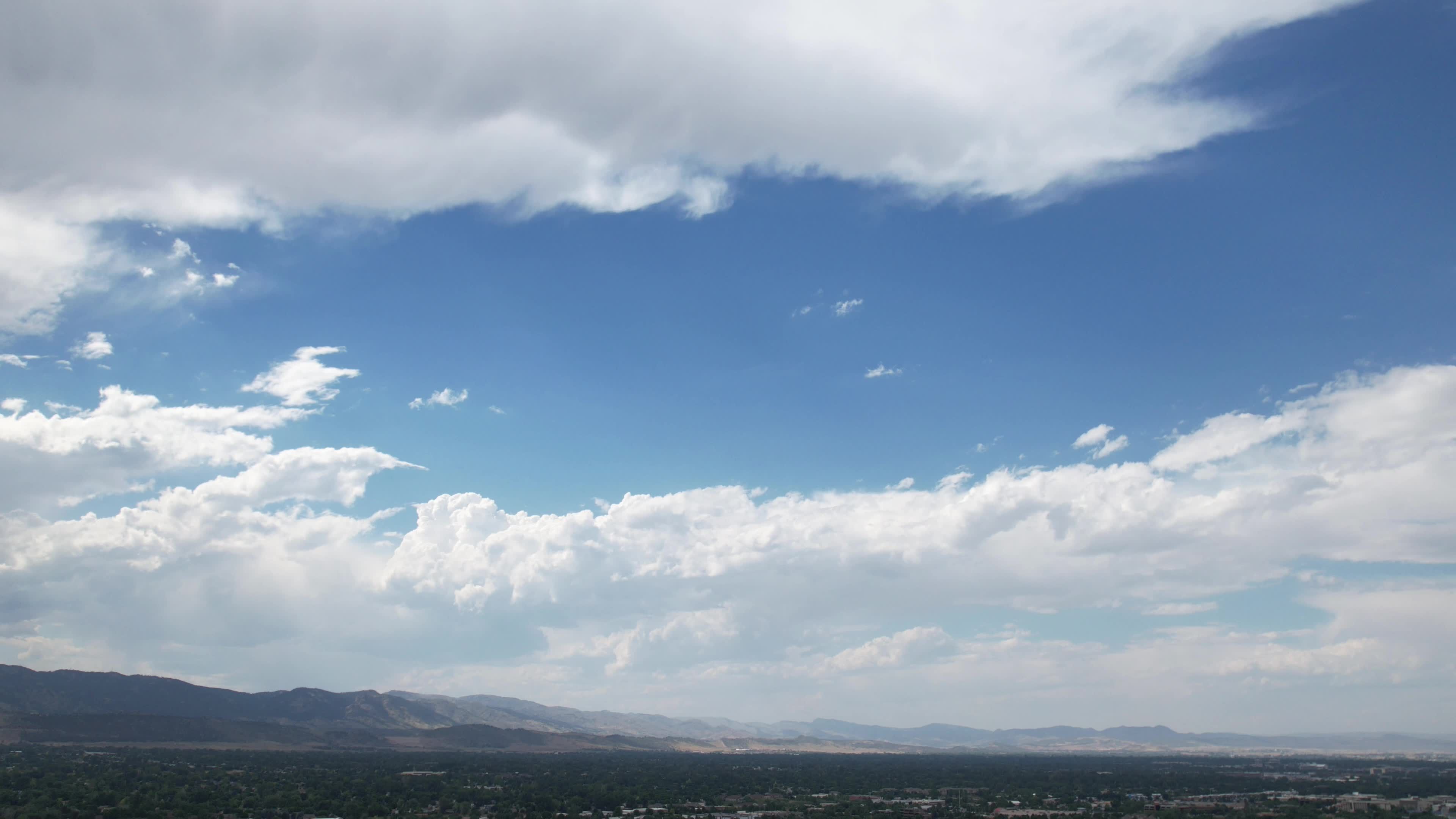 Stunning Aerial 4K View of Mountain Clouds Free Stock Video Footage ...