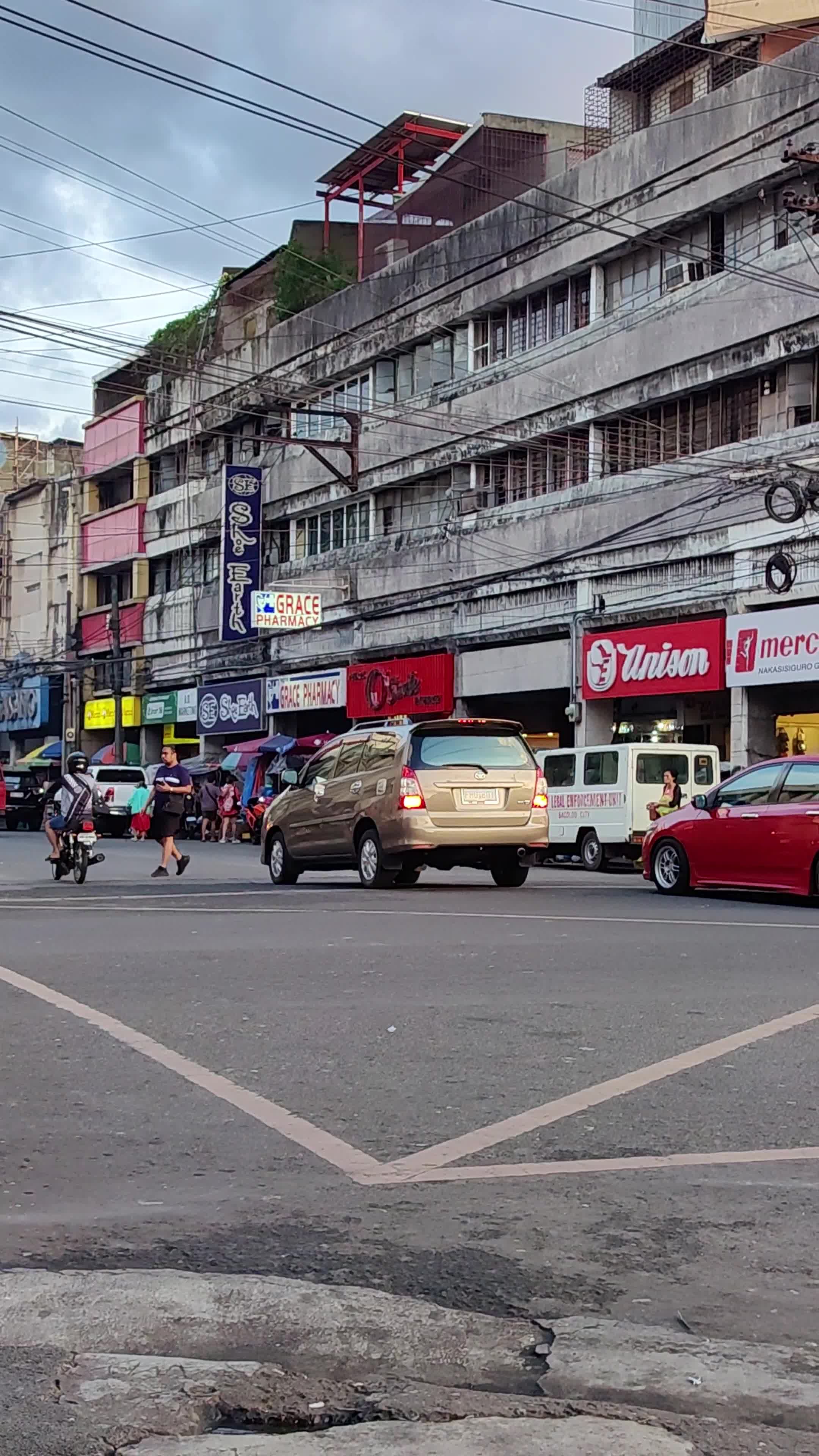 Busy Urban Street with People and Vehicles Free Stock Video Footage ...