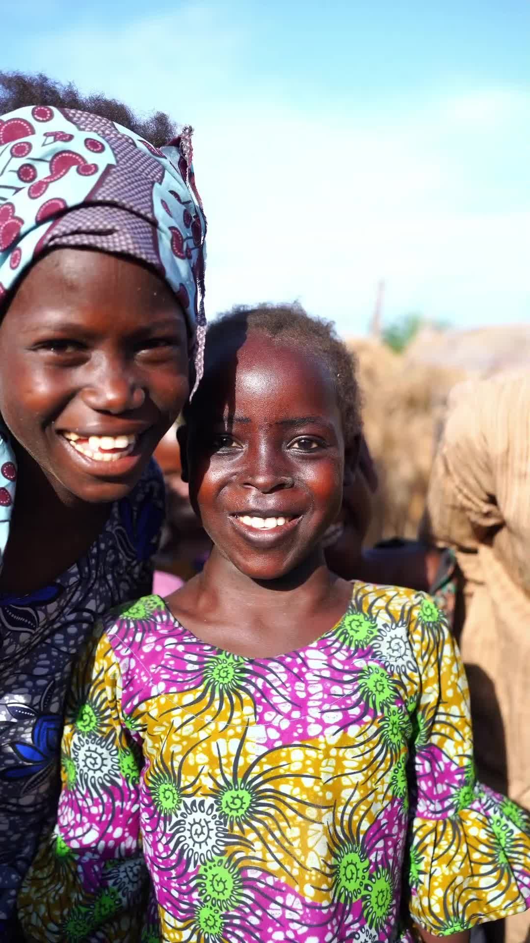 Vibrant Community Life in African Village Free Stock Video Footage ...
