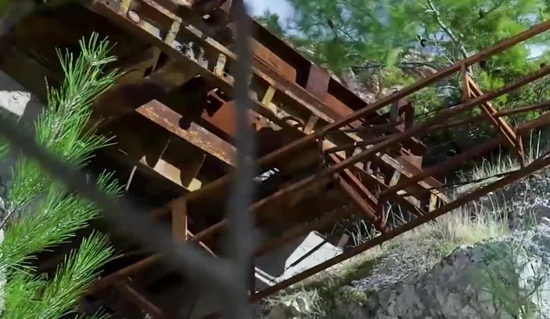 Mining Rustic Rustic Mining Equipment in Lush Forest Free Stock Video Footage ...