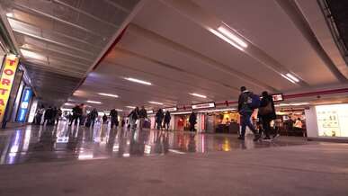 busy mexican bus station with travelers