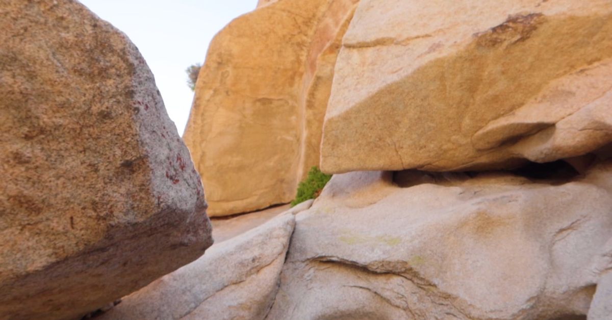 Exploring Rocks Smooth Surface The Smooth Surface Of A Rock Formations · Free Stock Video
