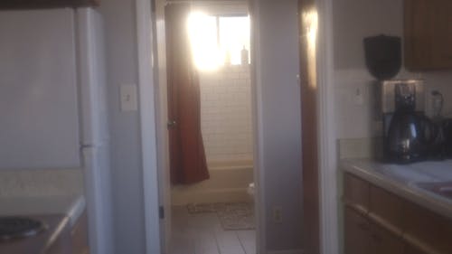 Sunlight Penetrating Through The Bathroom Window