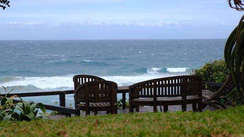 View Of The Sea From A Deck