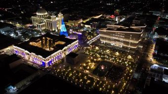 星海广场夜景免费下载高清视频免费下载视频素材