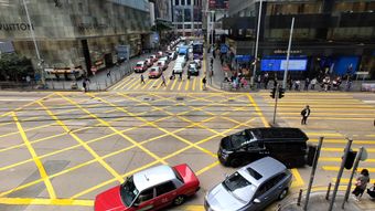 重新选择路口视频素材