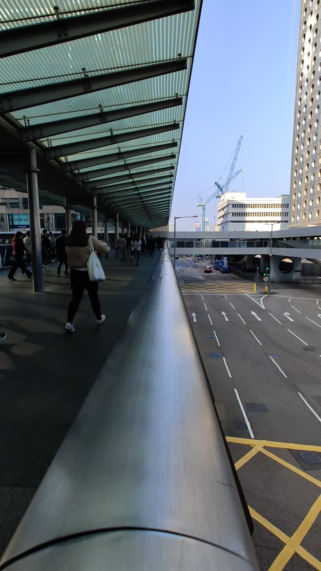 Modern Urban Infrastructure and Busy Street Scene Free Stock Video ...