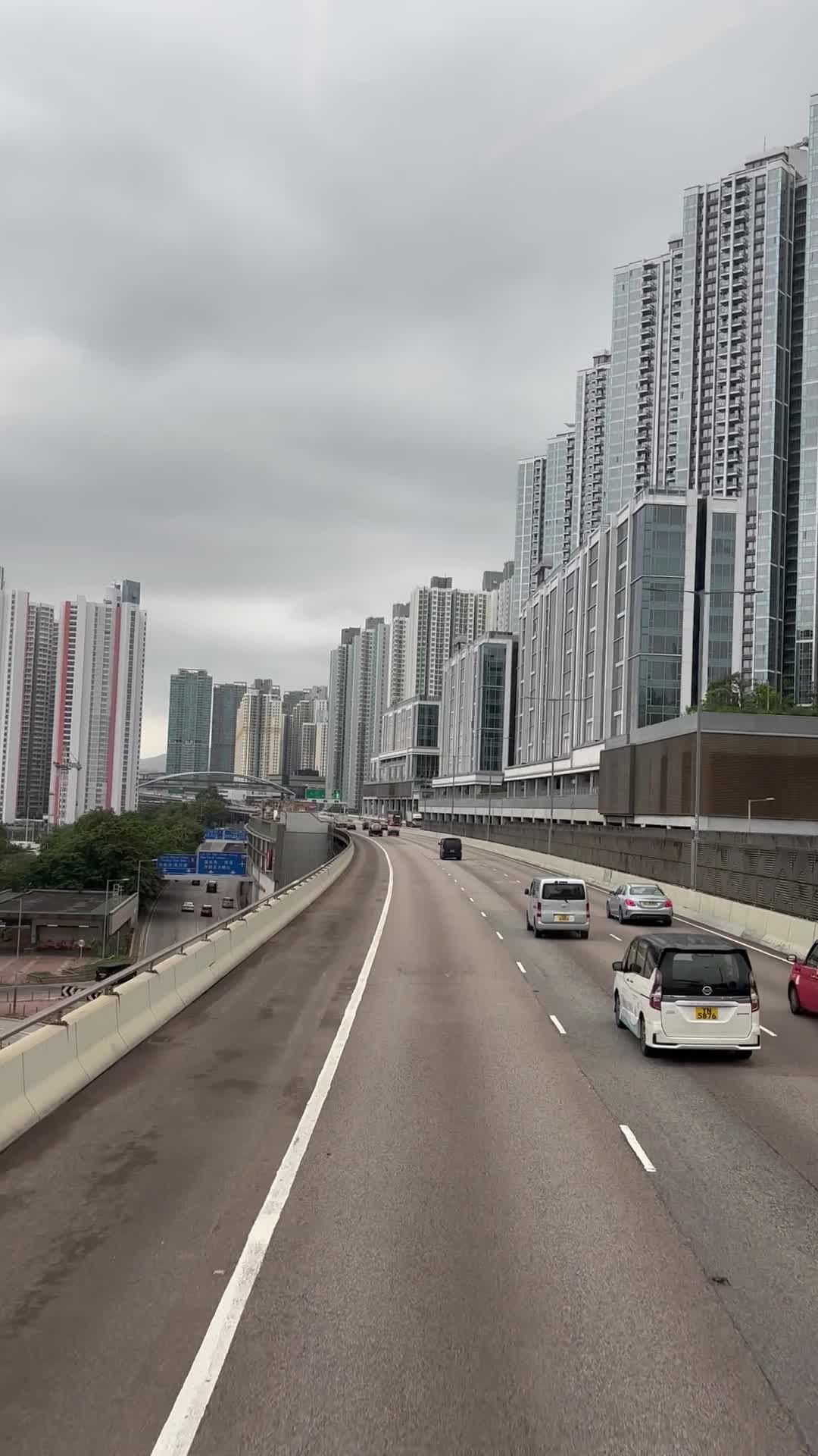 Urban Highway Traffic in High-Rise Cityscape Free Stock Video Footage ...