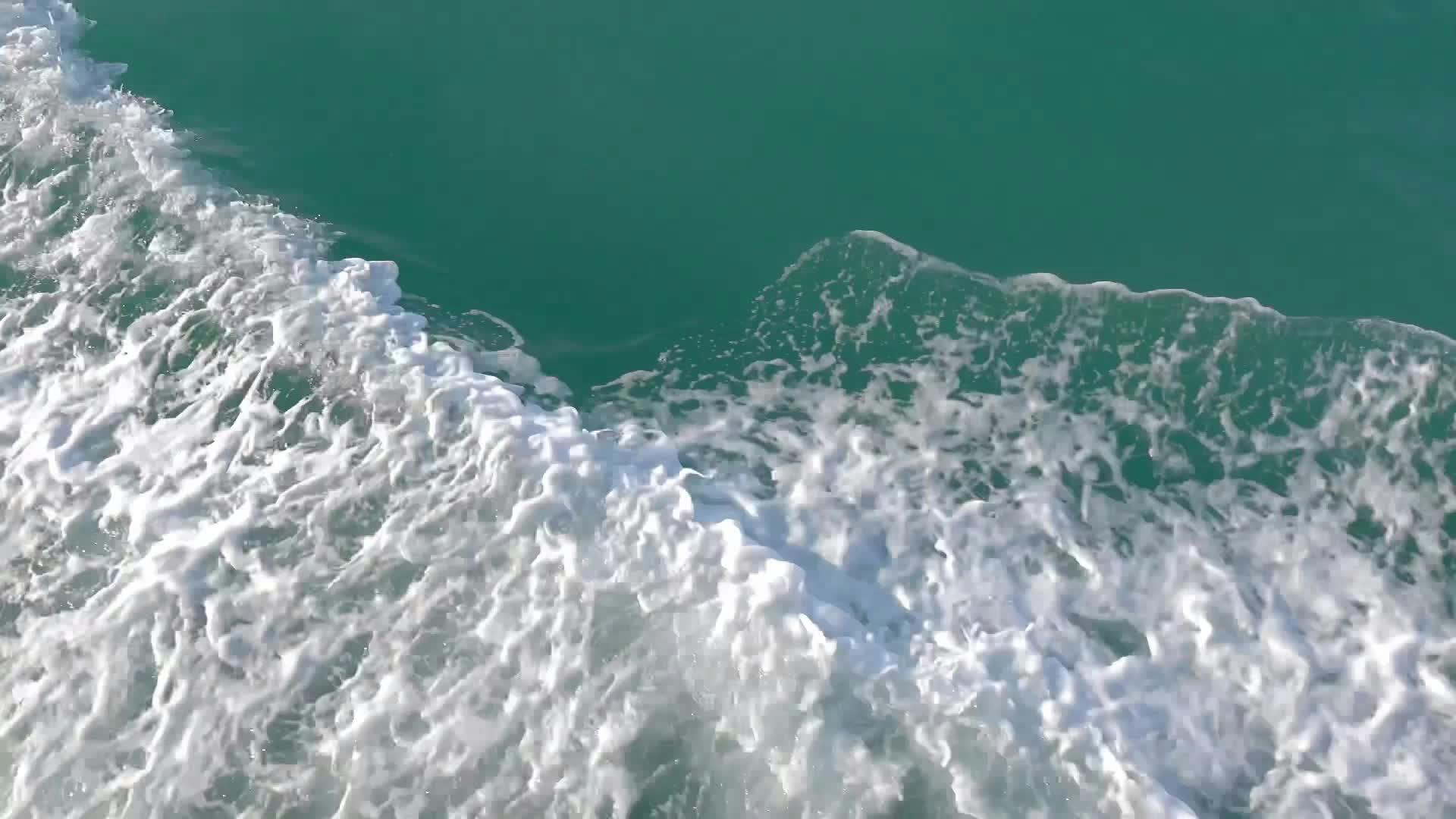 Drone Footage of Ocean Waves Free Stock Video Footage, Royalty-Free 4K