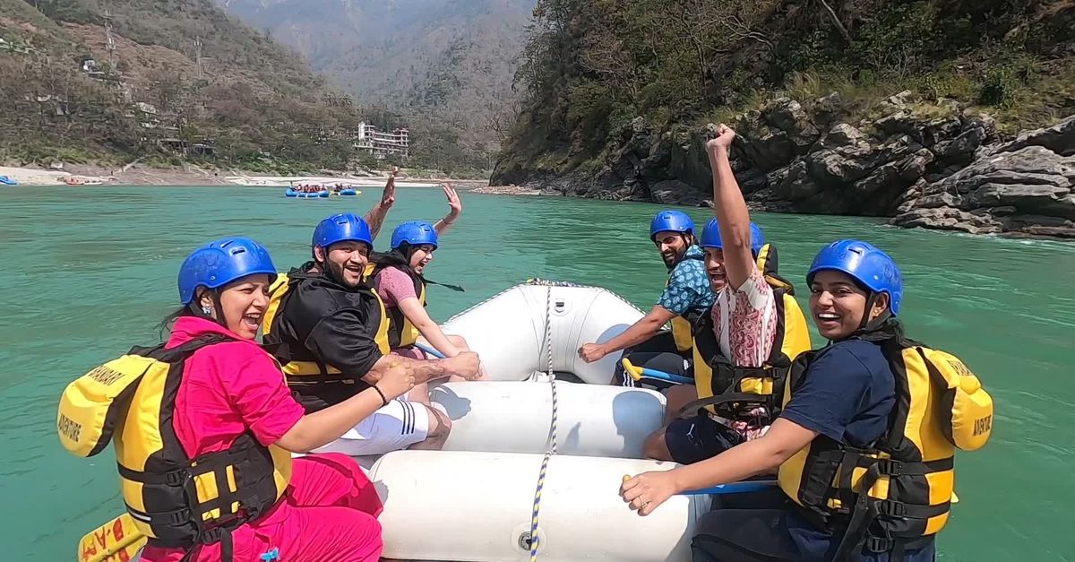Water Rafting In Rishikesh Exciting Whitewater Rafting Adventure in Rishikesh Free Stock Video ...