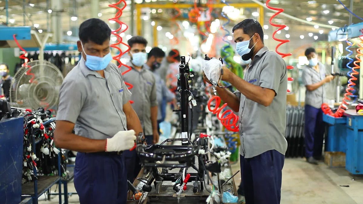 Motorcycle Engine Assembly Process in Factory Free Stock Video Footage ...