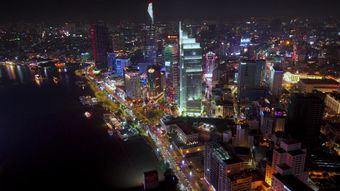 星海广场夜景免费下载高清视频免费下载视频素材