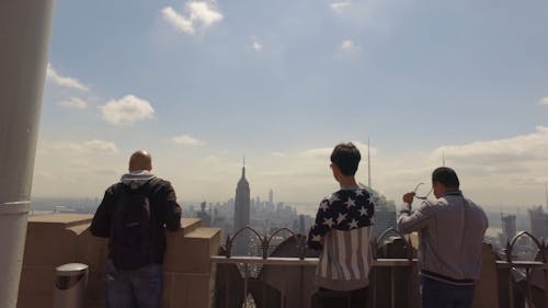 Overlooking View Of A City At Daylight