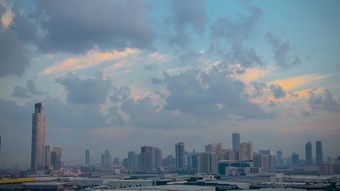 城市风景早上天空高清视频高清视频视频素材视频素材