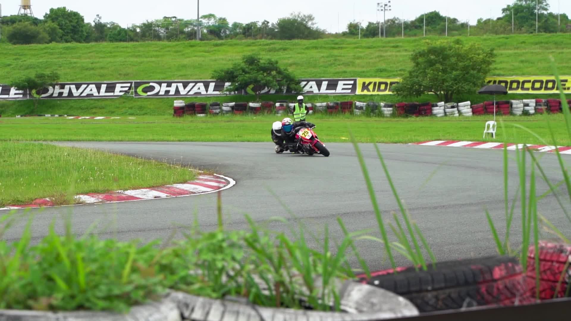 Exciting Motorcycle Race on Outdoor Track Free Stock Video Footage ...