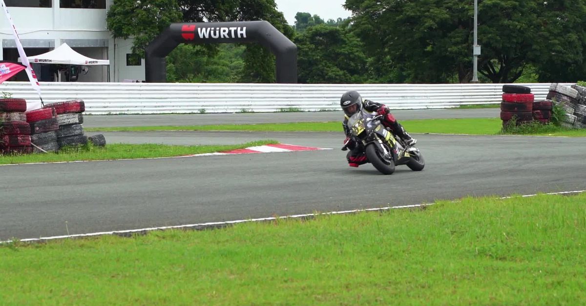 Motorcycle Race on Track with Speeding Bikers Free Stock Video Footage ...